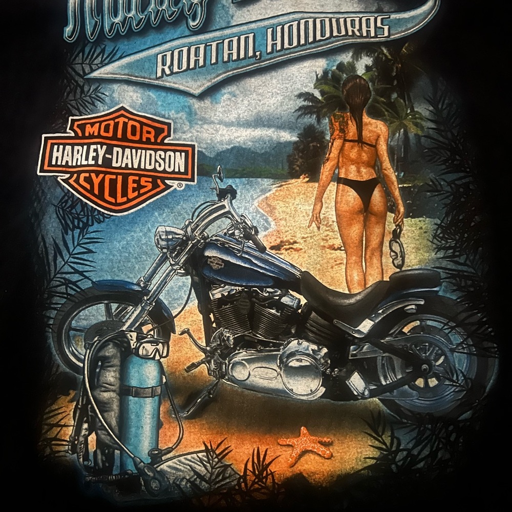 Harley-Davidson Roatan Honduras T-Shirt XL – Original Graphic Tee